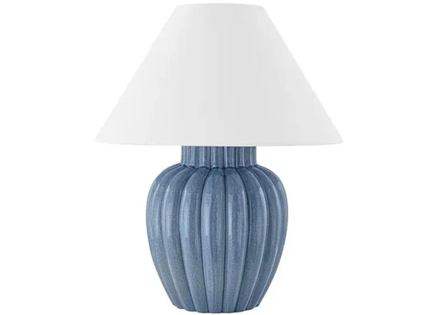 Clarendon Table Lamp - Blue Crackle - Ariel Okin for Mitzi