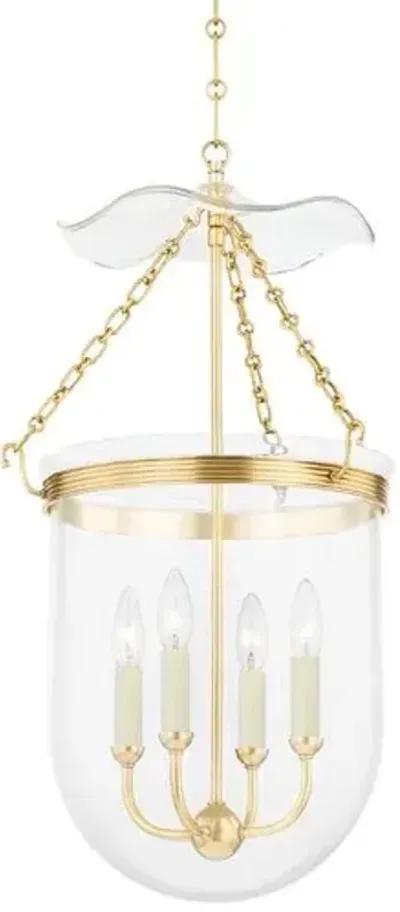 Rousham Lantern - Aged Brass - Gold