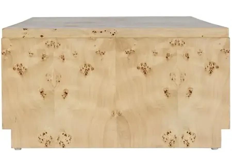 Jackson Burl Coffee Table - Tulsi Home - Brown