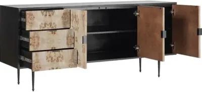 Porter Burl Buffet Cabinet - Tulsi Home - Brown