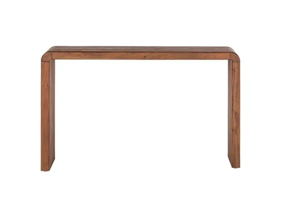 Griffin Waterfall Console Table - Tulsi Home - Brown