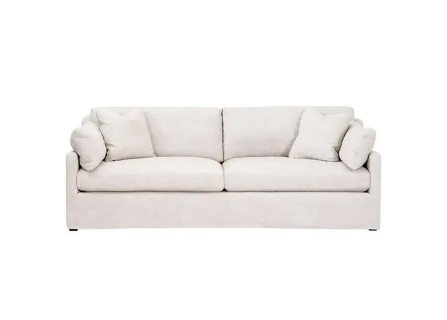 Darci 95" Slope Arm Slipcover Sofa - Bisque