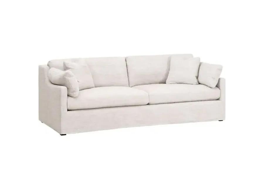 Darci 95" Slope Arm Slipcover Sofa - Bisque