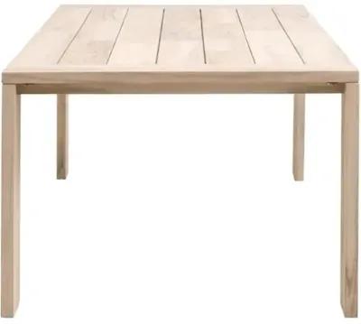 Easton Outdoor Rectangular Dining Table - Gray Teak