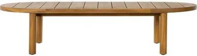 Wylie Outdoor Coffee Table - Natural Teak - Brown