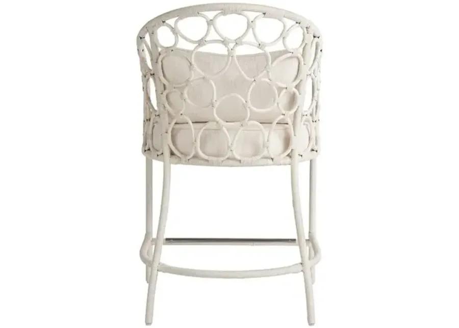 Coastal Living Key West Counter Chair - White