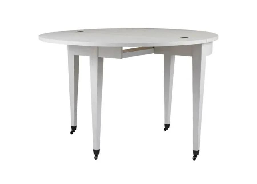 Coastal Living Marino 46" Round Dining Table - White Sand