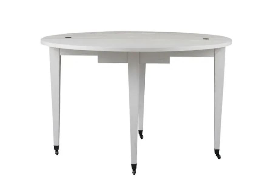 Coastal Living Marino 46" Round Dining Table - White Sand