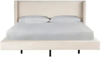 Coastal Living Marino Upholstered Bed - Vanilla - Ivory