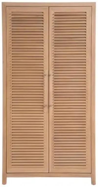 Coastal Living Marino Utility Tall Cabinet - Sand Dune - Brown