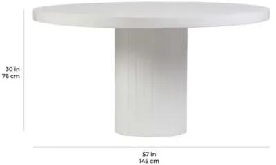 Philo Outdoor Round Concrete Dining Table