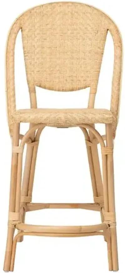 Alanis Rattan Counter Stool - Sika Design - Handcrafted