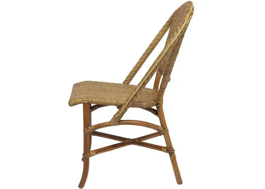 Alanis Rattan Dining Chair - Sika Design - Brown