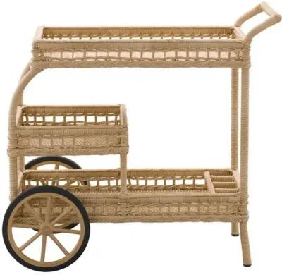 James Outdoor Bar Cart - Natural - Sika Design - Brown