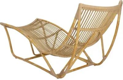 Michelangelo Outdoor Chaise Lounge - Natural - Sika Design - Brown - Comfortable, Sturdy, Stylish