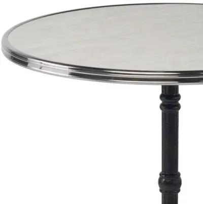 Parisian Outdoor Faux Marble Bistro Table - Sika Design - Black