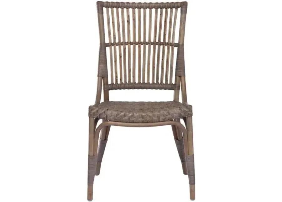 Piano Rattan Dining Chair - Taupe Grey - Sika Design - Brown