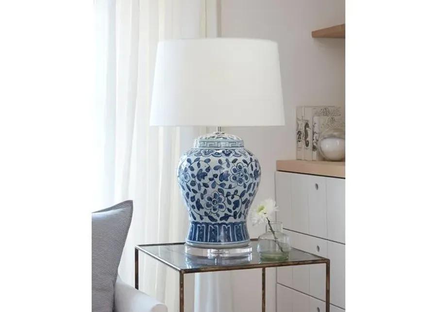 Southern Living Royal Ceramic Table Lamp - Blue - Regina Andrew