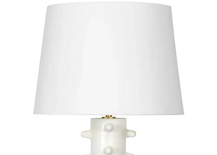 Norway Ceramic Table Lamp - White - Regina Andrew