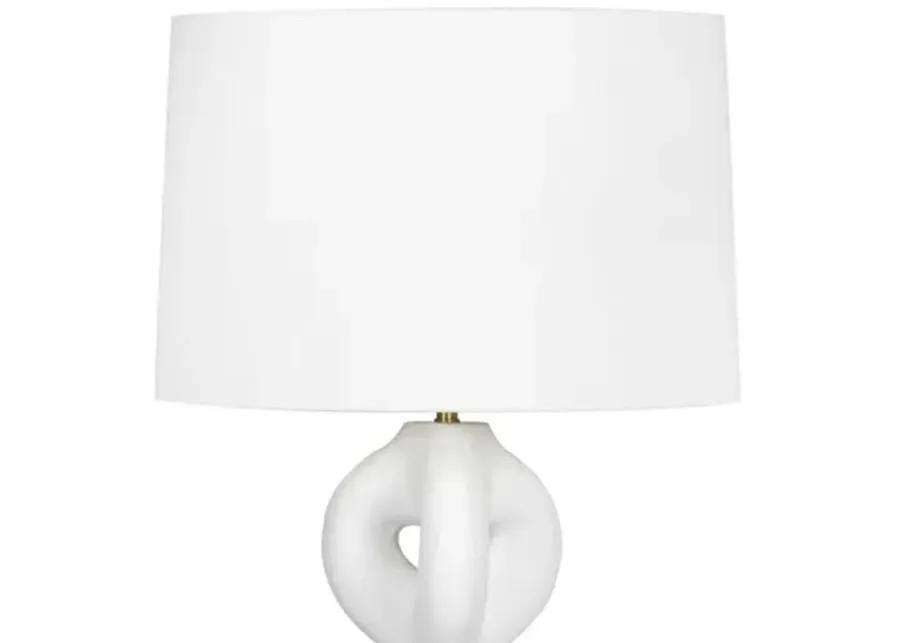 Jacob Metal Table Lamp - White - Regina Andrew