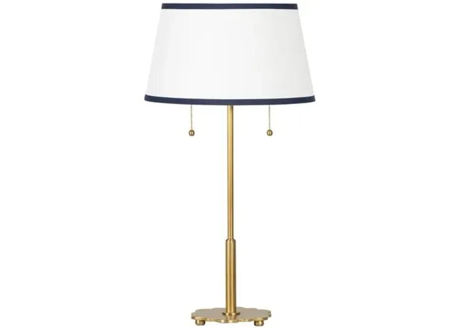 Southern Living Daisy Table Lamp - Brass - Regina Andrew - Gold