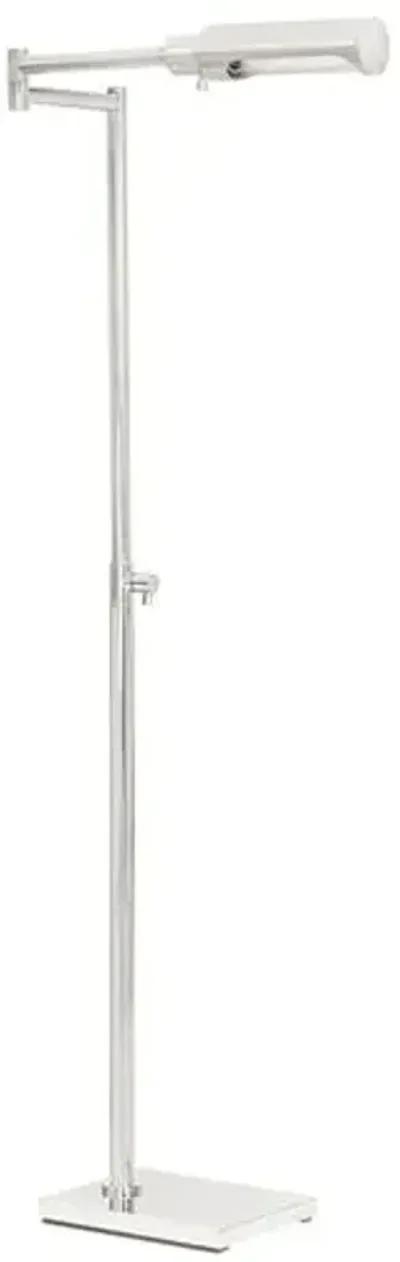 Noble Floor Task Reading Lamp - Regina Andrew - Silver