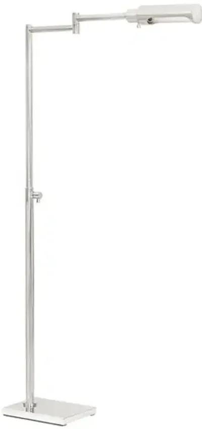 Noble Floor Task Reading Lamp - Regina Andrew - Silver