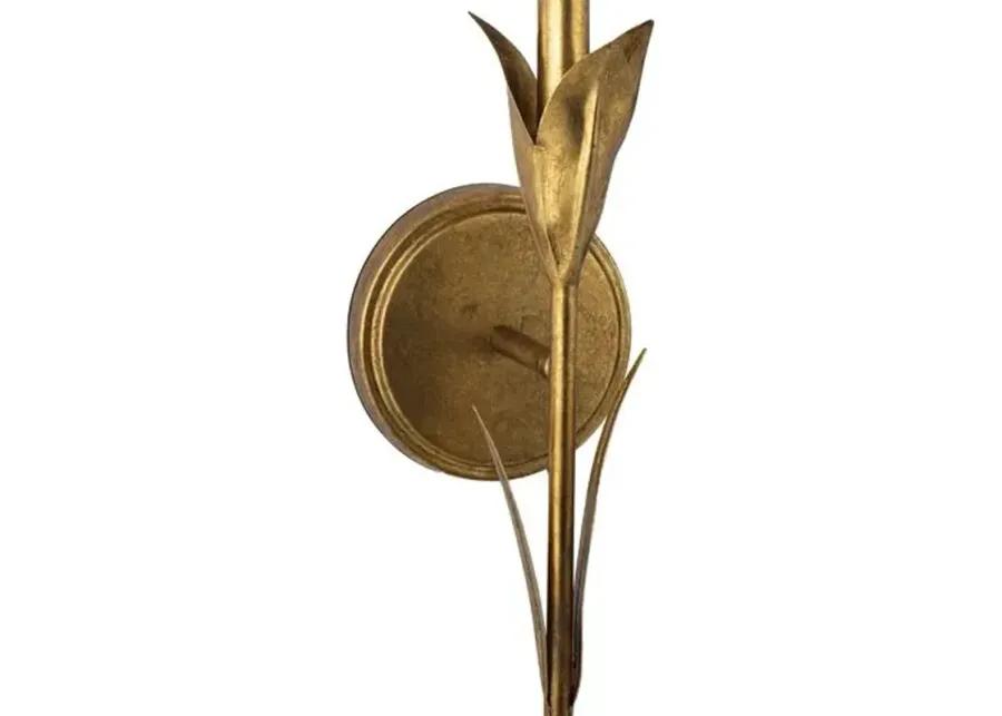 River Reed Single Wall Sconce - Regina Andrew - Gold