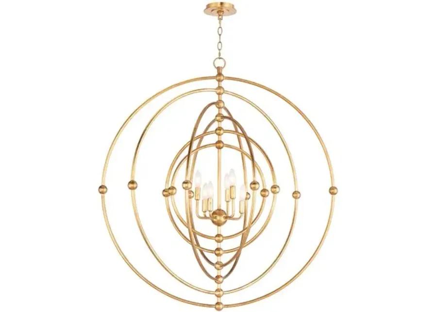 Southern Living Selena Sphere Chandelier - Gold - Regina Andrew