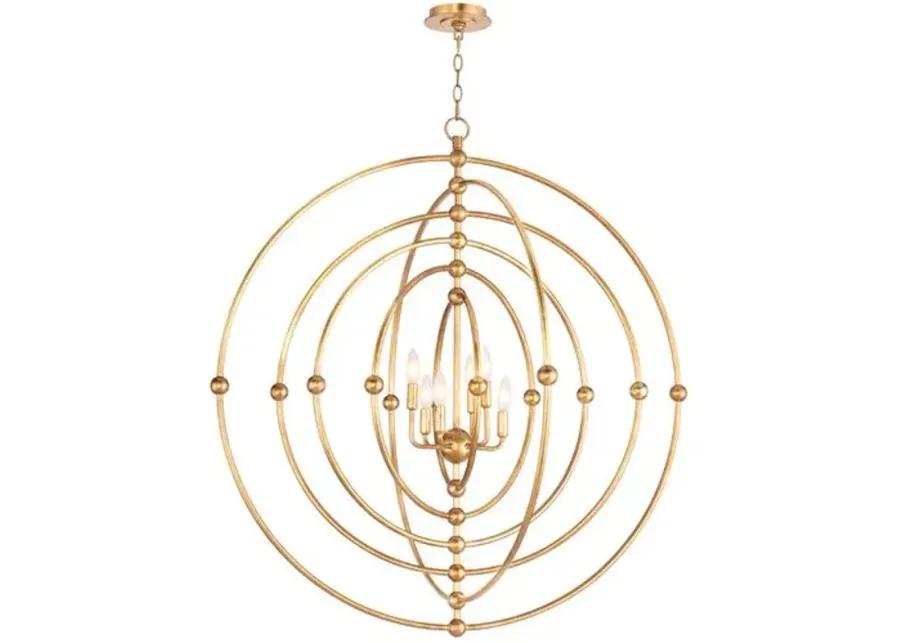 Southern Living Selena Sphere Chandelier - Gold - Regina Andrew