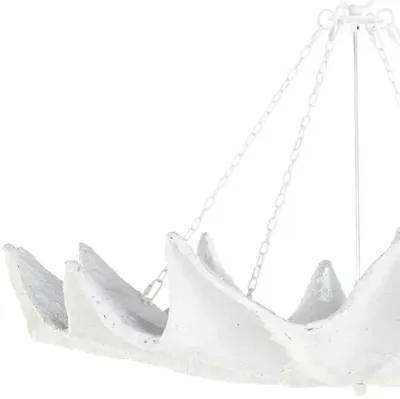 Coastal Living Clam Chandelier - White - Regina Andrew