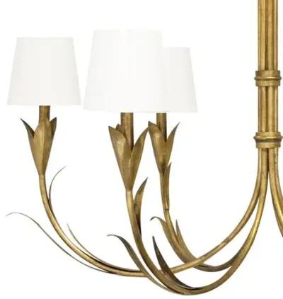 River Reed Chandelier - Regina Andrew - Gold