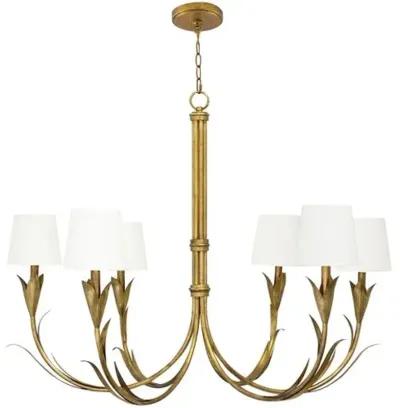 River Reed Chandelier - Regina Andrew - Gold