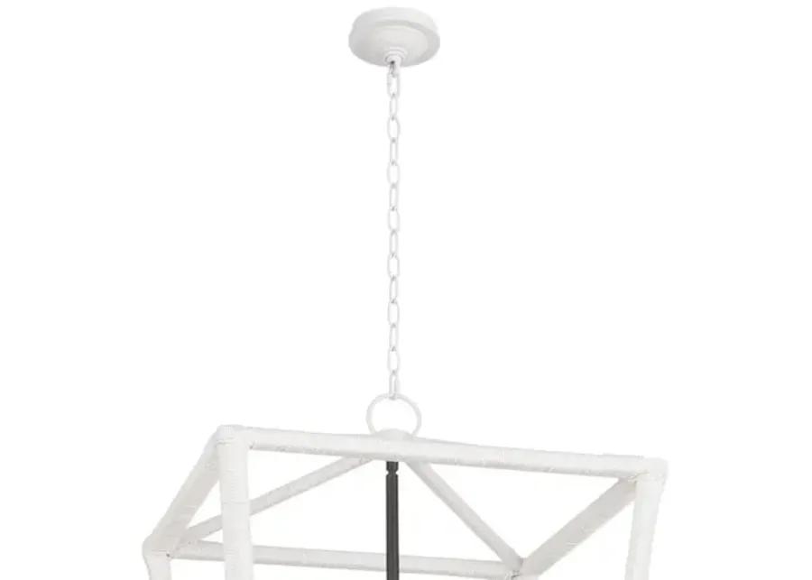 Southern Living Luella Lantern - Textured White - Regina Andrew