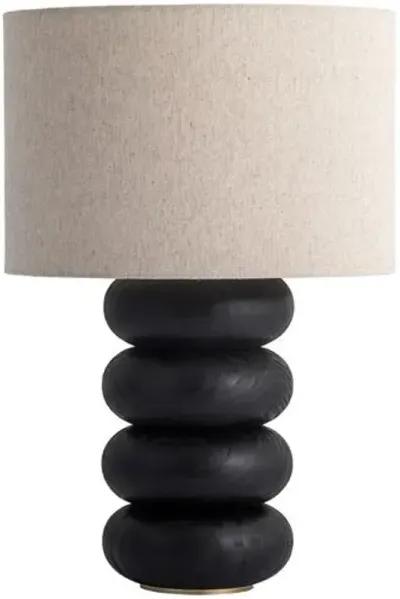 Hugo Table Lamp - Black - Tulsi Home