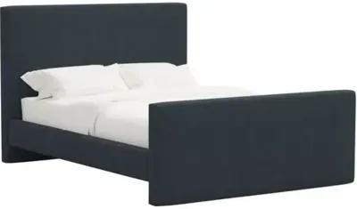 Lenora Platform Bed - Linen - Blue, Upholstered, Comfortable & Durable