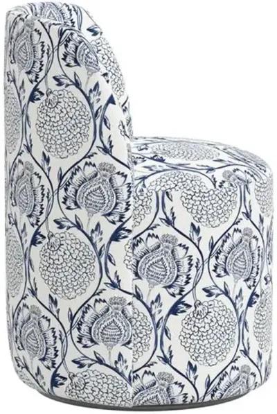 Cora Dining Swivel Chair - Ranjit Floral - Handcrafted