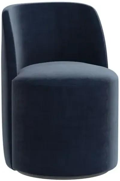 Cora Dining Swivel Chair - Velvet - Handcrafted