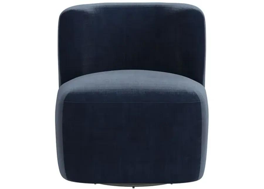 Kinsley Swivel Chair - Velvet - Handcrafted