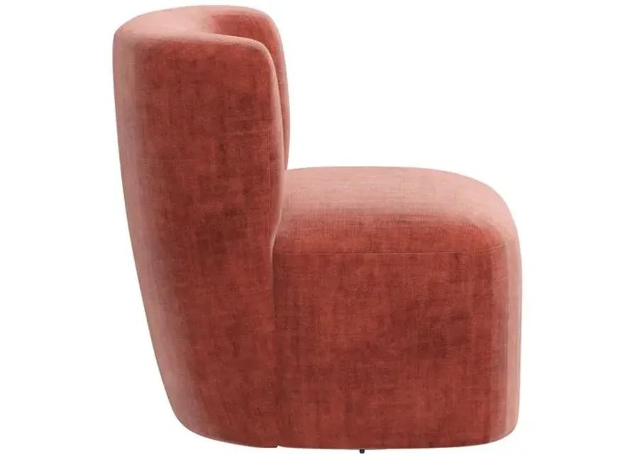 Kinsley Swivel Chair - Velvet - Handcrafted