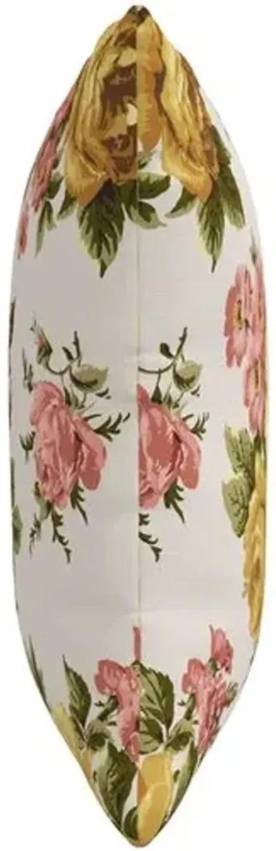 Allegra Pillow - Garden Rose Golden