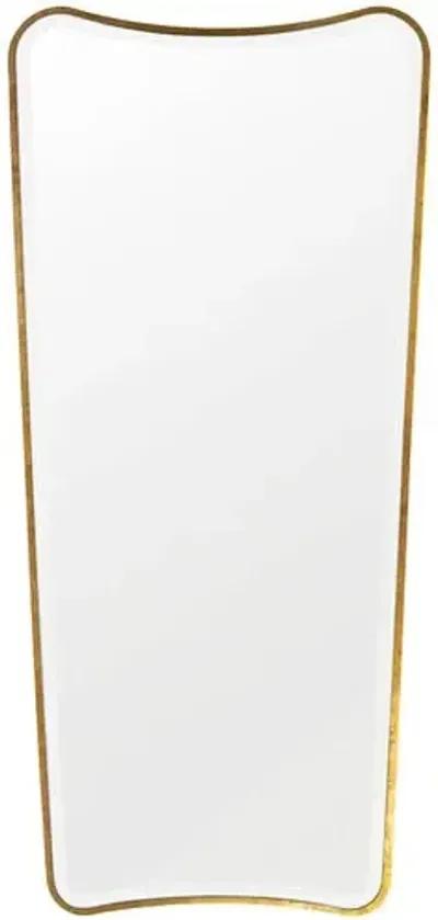 Sonnet Dressing Room Wall Mirror - Gold Leaf - Regina Andrew