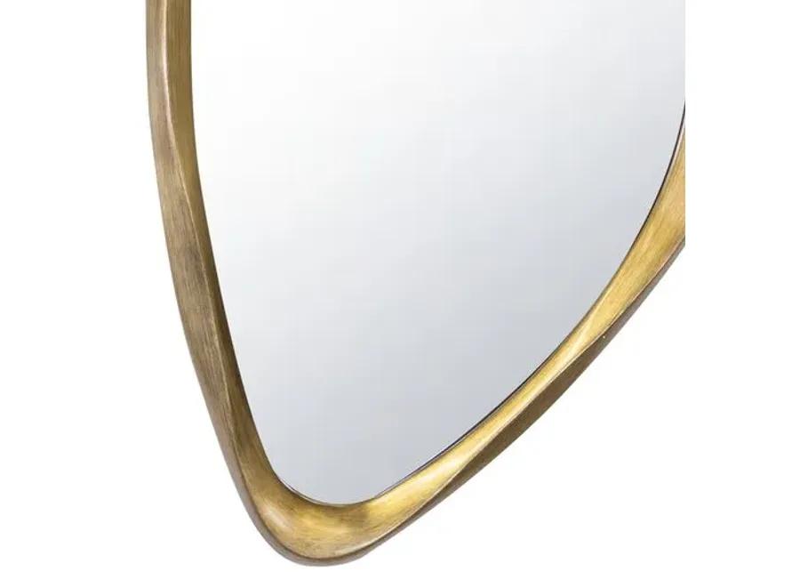 Galet Wall Mirror - Antique Gold Leaf - Regina Andrew