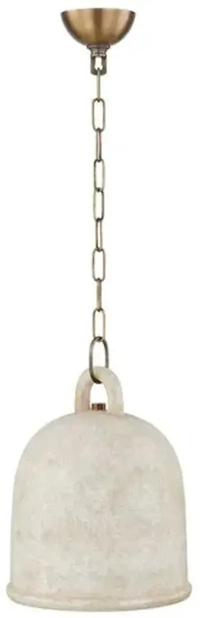 Lauren Liess - Relic Bell Pendant - Patina Brass - Brown