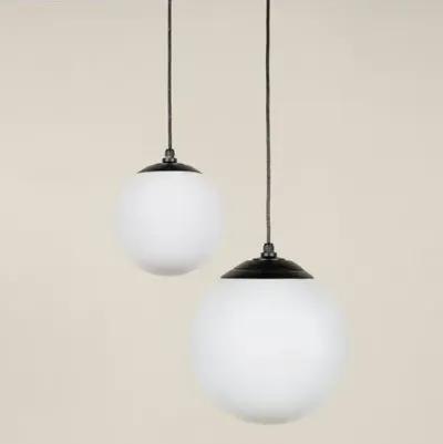 Luca Globe Pendant - Matte Black