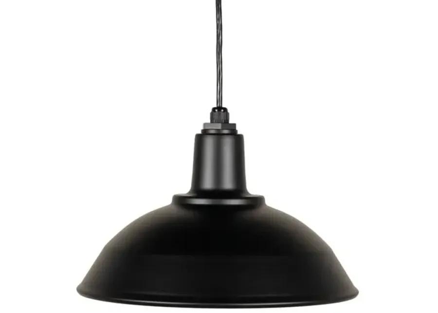 Banks Outdoor Pendant - Matte Black