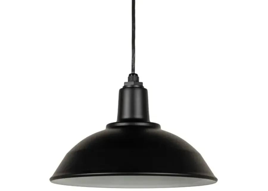 Banks Outdoor Pendant - Matte Black