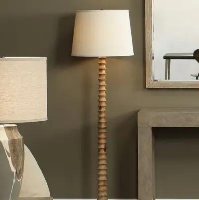 Revolution Floor Lamp - Neutral Blonde - Jamie Young Co.