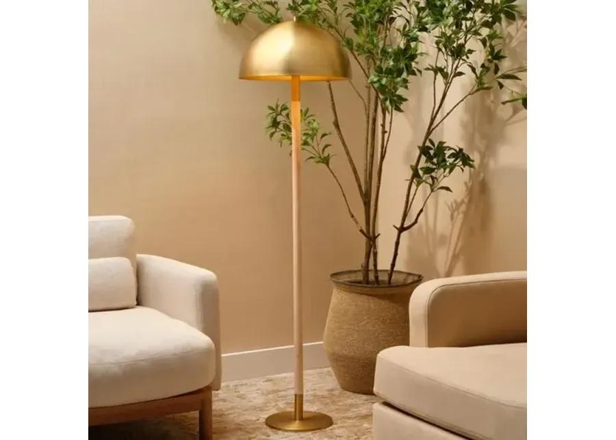 Merlin Floor Lamp - Brass - Jamie Young Co.