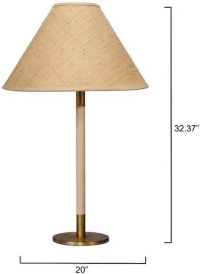 Morgana Table Lamp - Natural - Jamie Young Co. - Brown